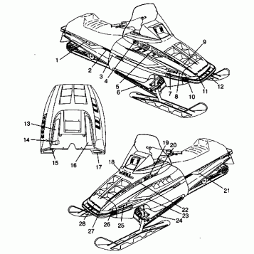 DECALS SPORT 0940443 and SPORT SKS 0940243 (4925052505009A)