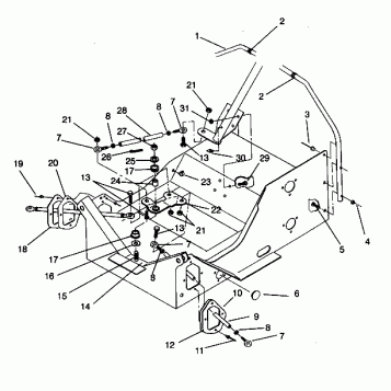 STEERING ASSEMBLY SPORT 0940443 and SPORT SKS 0940243 (4925052505014A)