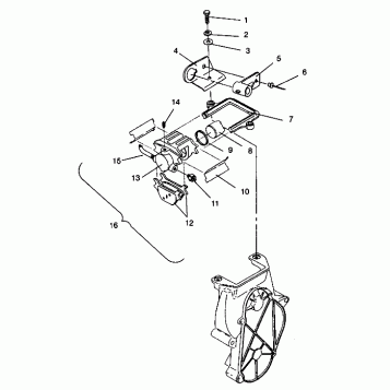BRAKE ASSEMBLY SPORT 0940443 and SPORT SKS 0940243 (4925052505015A)