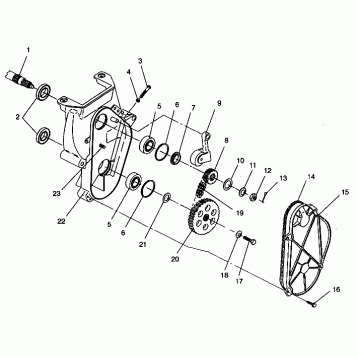 CHAINCASE ASSEMBLY SPORT 0940443 and SPORT SKS 0940243 (4925052505016A)