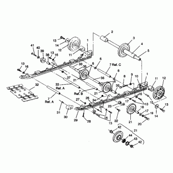 SUSPENSION ASSEMBLY SPORT 0940443 (4925052505019A)
