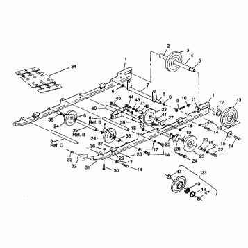 SUSPENSION ASSEMBLY SPORT SKS 0940243 (4925052505021A)