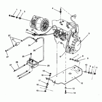 ENGINE MOUNTING SPORT 0940443 and SPORT SKS 0940243 (4925052505029A)
