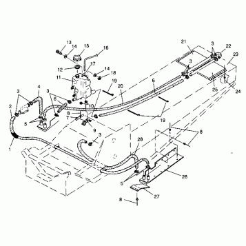 COOLING SYSTEM RXL 0940768 and RXL TOURING 0940869 (4925062506017A)