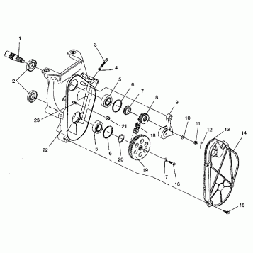 CHAINCASE ASSEMBLY RXL 0940768 (4925062506019A)