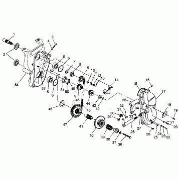 CHAINCASE ASSEMBLY RXL TOURING 0940869 (4925062506020A)