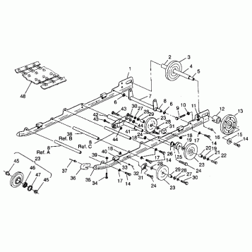 SUSPENSION ASSEMBLY RXL TOURING 0940869 (4925062506023A)