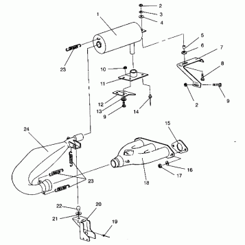 EXHAUST SYSTEM RXL 0940768 and RXL TOURING 0940869 (4925062506032A)