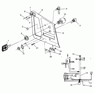 CONSOLE RXL 0940768 and RXL TOURING 0940869 (4925062506034A)