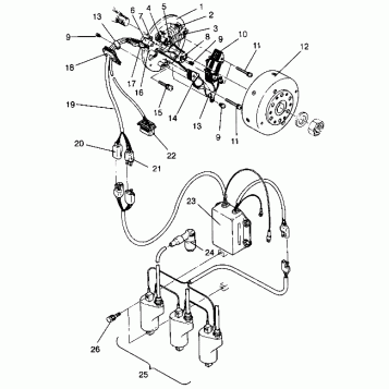 MAGNETO ASSEMBLY RXL 0940768 and RXL TOURING 0940869 (4925062506046A)