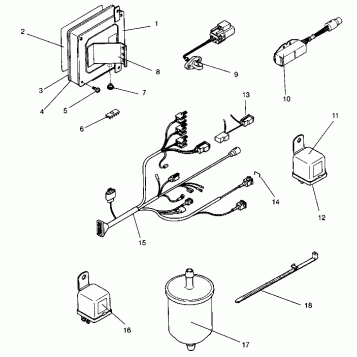 EFI PARTS RXL 0940768 and RXL TOURING 0940869 (4925062506049A)