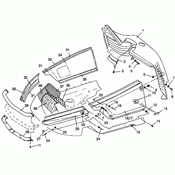 NOSEPAN ASSEMBLY 440 0942760 and 440 SKS 0942560 (4925072507003A)