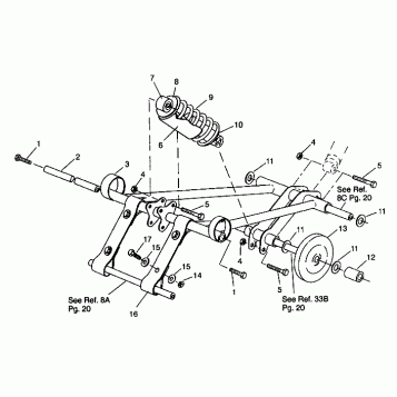 FRONT TORQUE ARM 440 0942760 and 440 SKS 0942560 (4925072507023A)