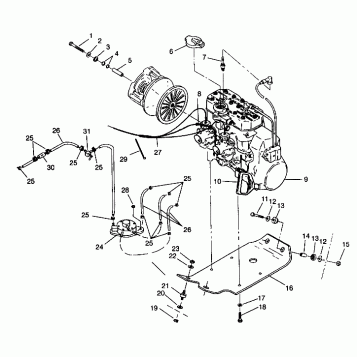 ENGINE MOUNTING 440 0942760 and 440 SKS 0942560 (4925072507027A)