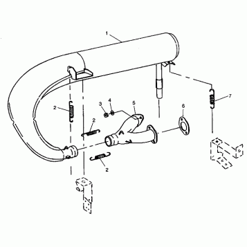 EXHAUST SYSTEM 440 0942760 and 440 SKS 0942560 (4925072507028A)