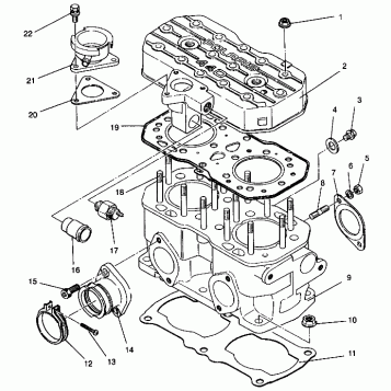 CYLINDER ASSEMBLY 440 0942760 and 440 SKS 0942560 (4925072507031A)