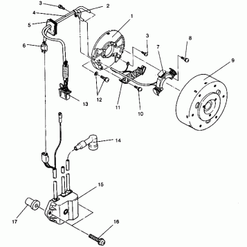 MAGNETO ASSEMBLY 440 0942760 and 440 SKS 0942560 (4925072507037A)