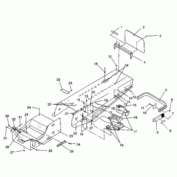 TUNNEL ASSEMBLY 440 XCR 0941760 (4925182518001A)