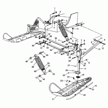 FRONT SUSPENSION and SKI 440 XCR 0941760 (4925182518011A)
