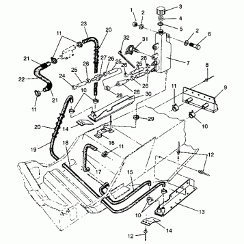COOLING SYSTEM 440 XCR 0941760 (4925182518014A)