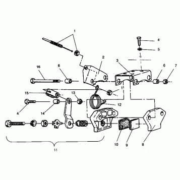 BRAKE ASSEMBLY WIDETRAK GT 0942061 (49261126110016)
