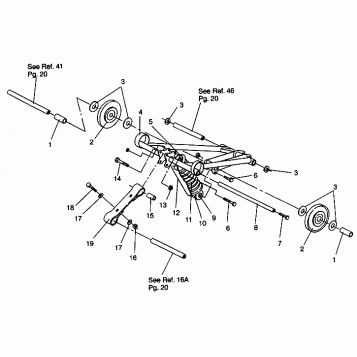 FRONT TORQUE ARM ASSEMBLY WIDETRAK GT 0942061 (49261126110021)