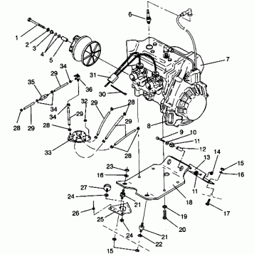 ENGINE MOUNTING WIDETRAK GT 0942061 (49261126110025)