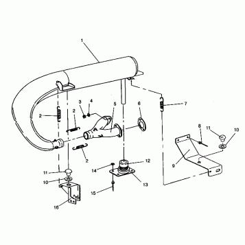 EXHAUST SYSTEM WIDETRAK GT 0942061 (49261126110026)
