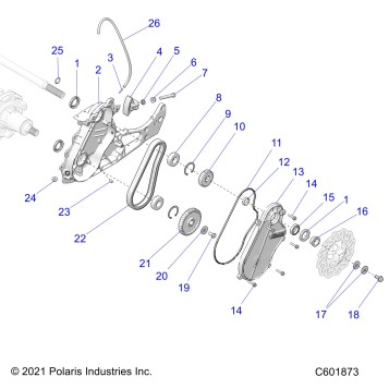 DRIVE TRAIN, CHAINCASE - S23TKV8RS (C601873)