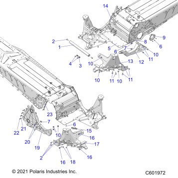 CHASSIS, BULKHEAD ASM. - S24TFK6RS (C601972)