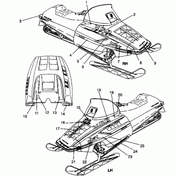 DECALS 440 XCR SP 0941660 (4927082708007A)