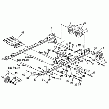 SUSPENSION ASSEMBLY 440 XCR SP 0941660 (4927082708020A)