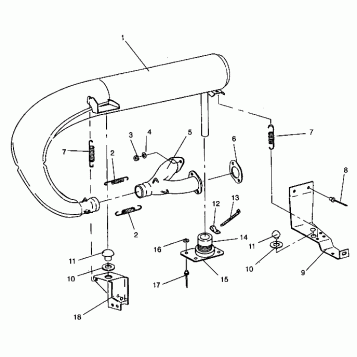 EXHAUST SYSTEM 440 XCR SP 0941660 (4927082708026A)