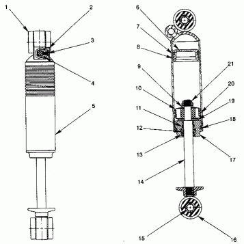 FOX SHOCK - GAS, MIDDLE 440 XCR SP 0941660 (4927082708031A)