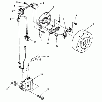 MAGNETO ASSEMBLY 440 XCR SP 0941660 (4927082708040A)