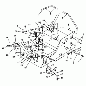 STEERING ASSEMBLY 600 XCR 0941667 (4927092709016A)