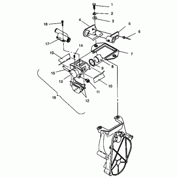 BRAKE ASSEMBLY 600 XCR 0941667 (4927092709017A)
