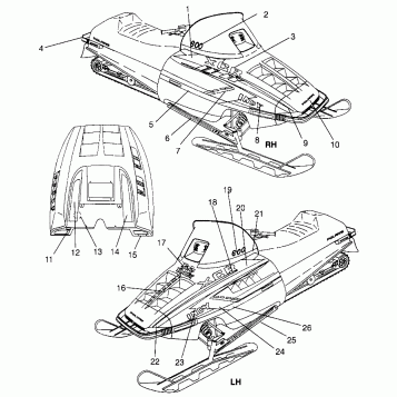 DECALS 600 XCR 0941667 (4927092709A011)