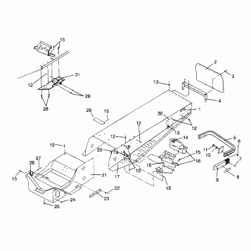 TUNNEL ASSEMBLY XLT Special (Xtra) 0946767 (4927112711001A)