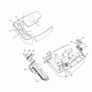 NOSEPAN ASSEMBLY XLT Special (Xtra) 0946767 (4927112711004A)