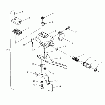 MASTER CYLINDER ASSEMBLY XLT Special (Xtra) 0946767 (4927112711010A)