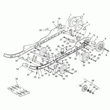 SUSPENSION ASSEMBLY XLT Special (Xtra) 0946767 (4927112711019A)