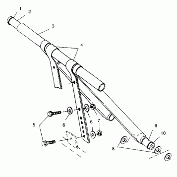 FRONT TORQUE ARM ASSEMBLY XLT Special (Xtra) 0946767 (4927112711021A)