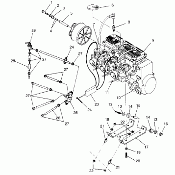 ENGINE MOUNTING XLT Special (Xtra) 0946767 (4927112711025A)