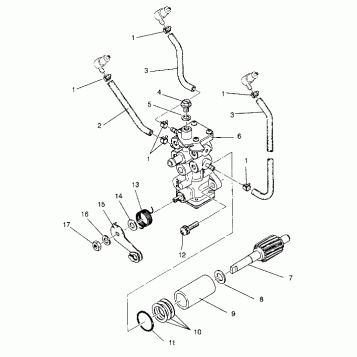 OIL PUMP ASSEMBLY XLT Special (Xtra) 0946767 (4927112711037A)