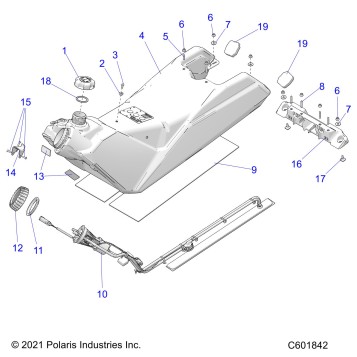 FUEL SYSTEM, FUEL TANK ASM. - S22TDL6KSA (C601634)