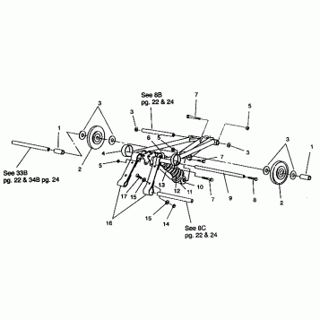 FRONT TORQUE ARM ASSEMBLY 440 E942760 and 440 SKS E942560 (49273927390025)