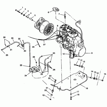 ENGINE MOUNTING 440 E942760 and 440 SKS E942560 (49273927390029)