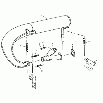 EXHAUST SYSTEM 440 E942760 and 440 SKS E942560 (49273927390030)