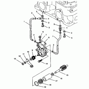 OIL PUMP ASSEMBLY 440 E942760 and 440 SKS E942560 (49273927390038)